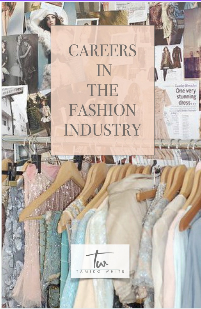 Cover of the Careers in the Fashion Industry book.