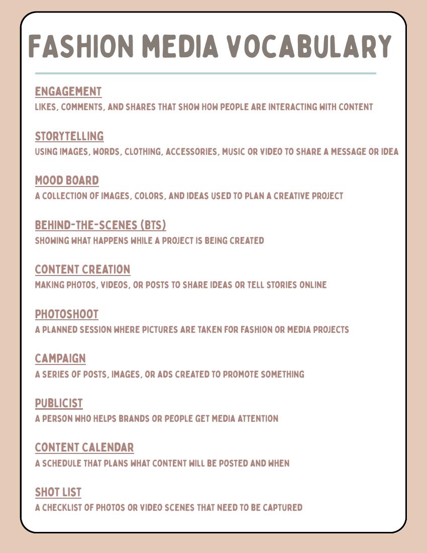 Careers in the Fashion Industry Workbook sample page 8