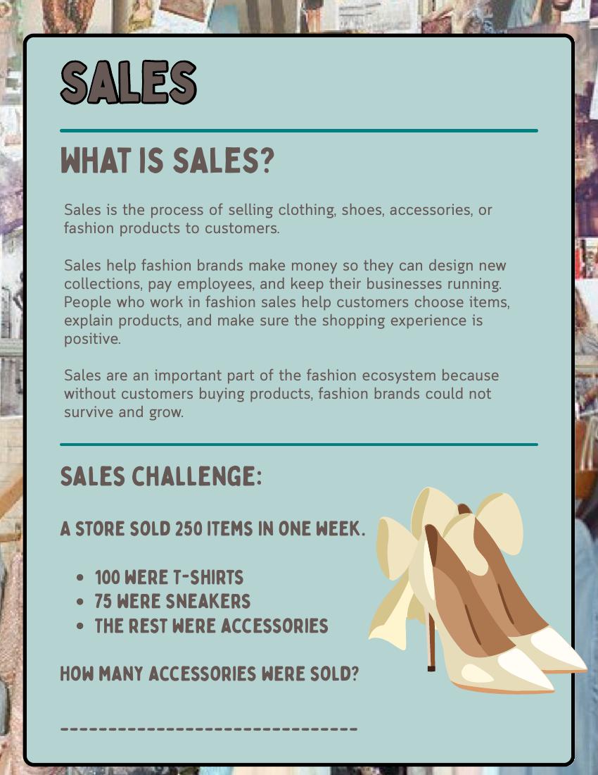 Careers in the Fashion Industry Workbook sample page 28