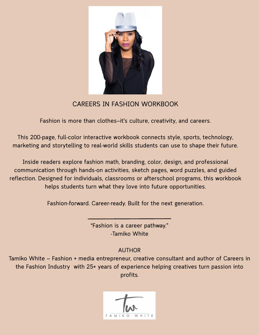 Careers in the Fashion Industry Workbook sample page 35